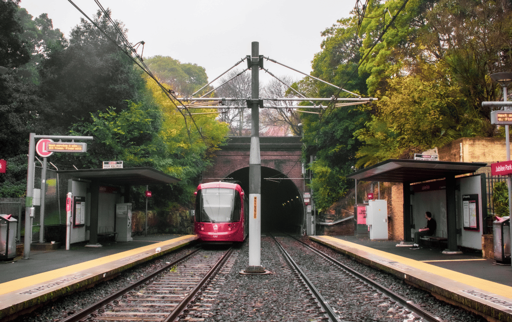 Sydney light rail Jubilee Station