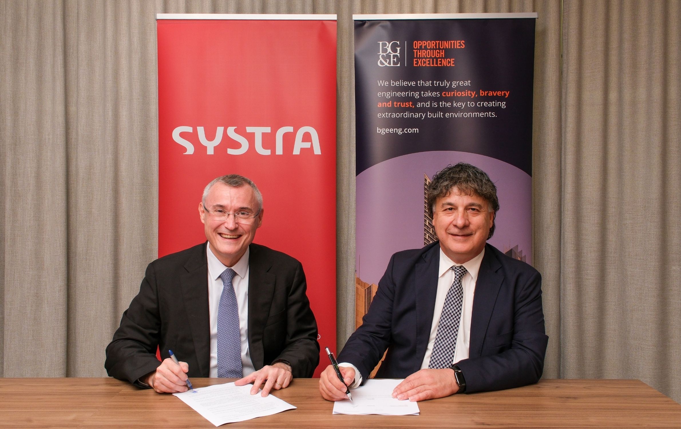 SYSTRA joins forces with BG&E to strengthen its presence in Australia and develop a global offering for complex buildings 
