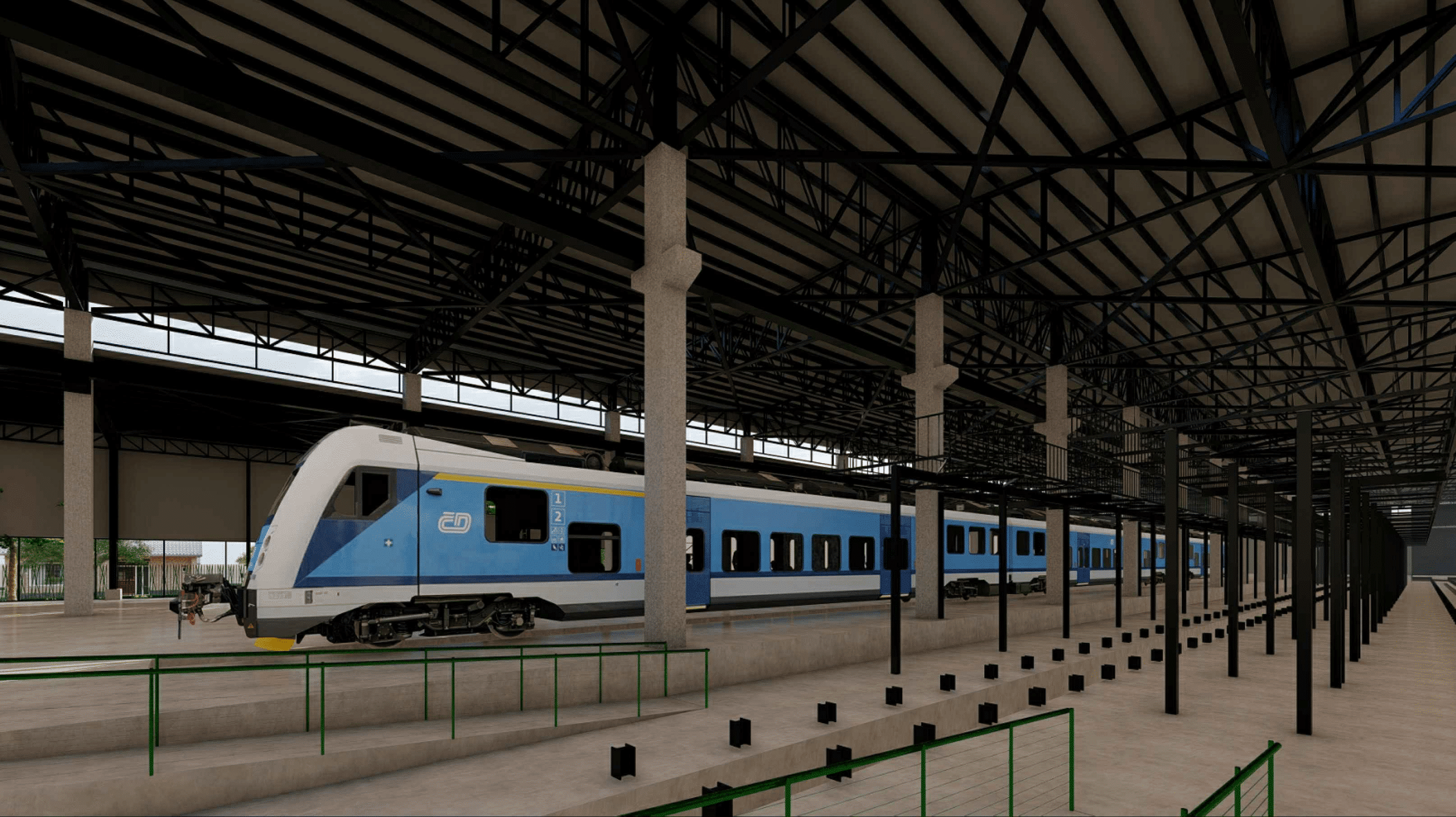 A Railway Maintenance Centre Designed by SYSTRA in Chile