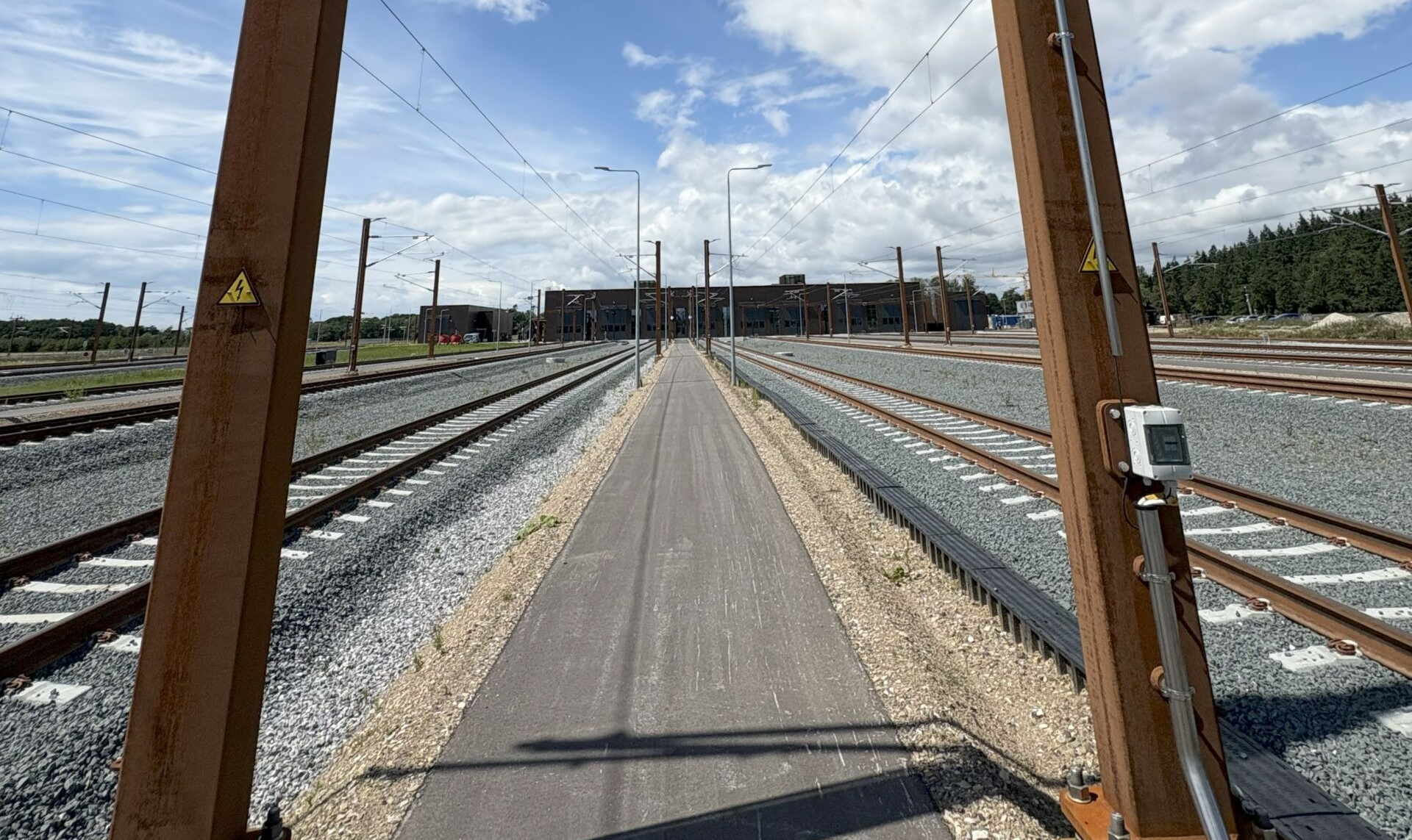 New Electric Train Depot for DSB in Næstved