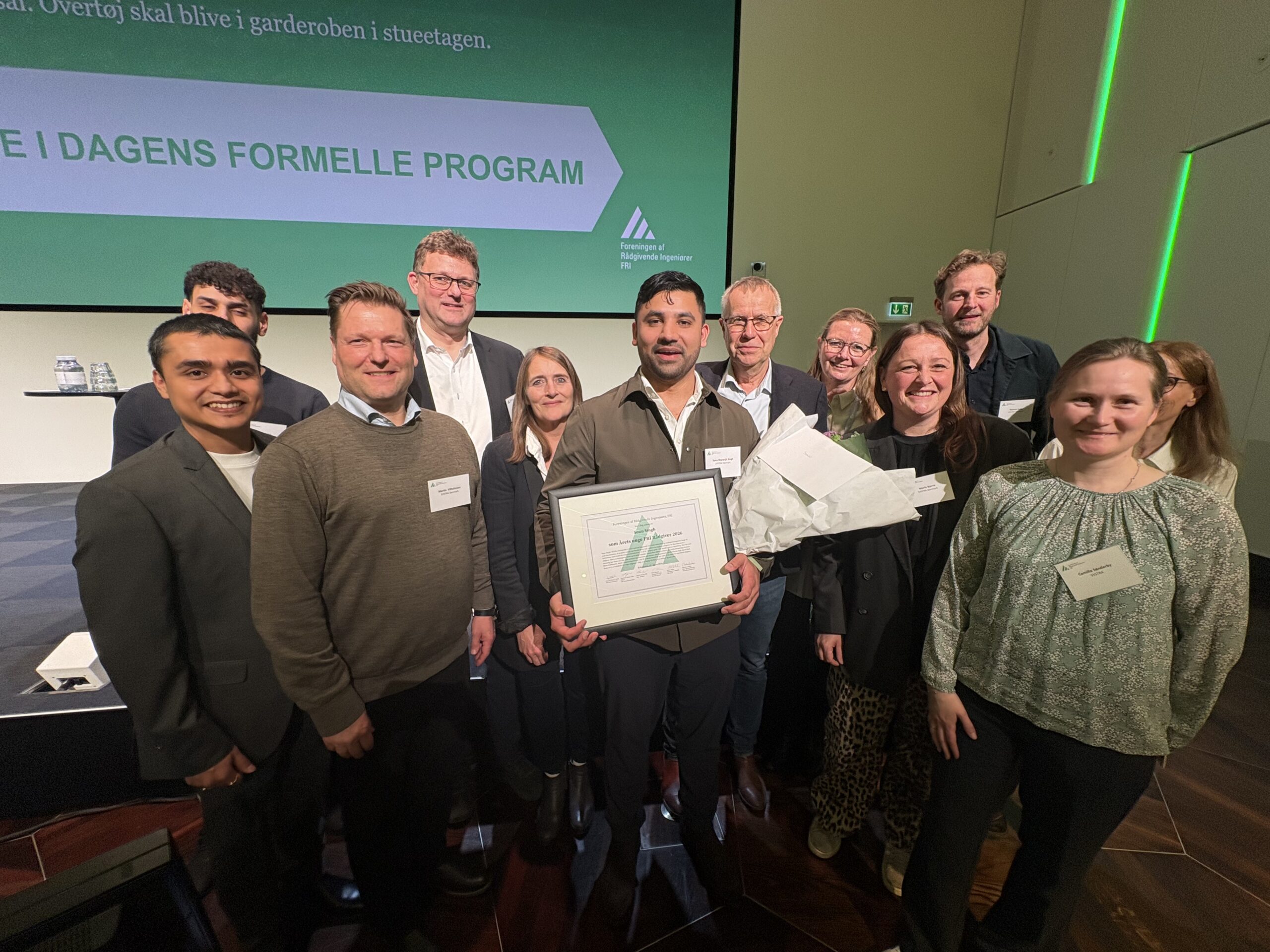Sonu is awarded the title of 2026 Young FRI Consultant of the Year