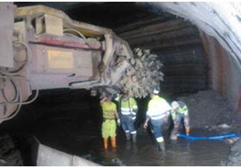 Asesoría geomecánica y constructiva de la Rampa de transporte de la Mina Cabanasas – España
