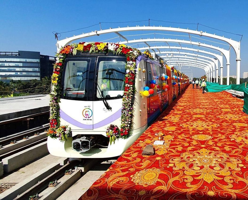 Inauguration of the Pune metro in India