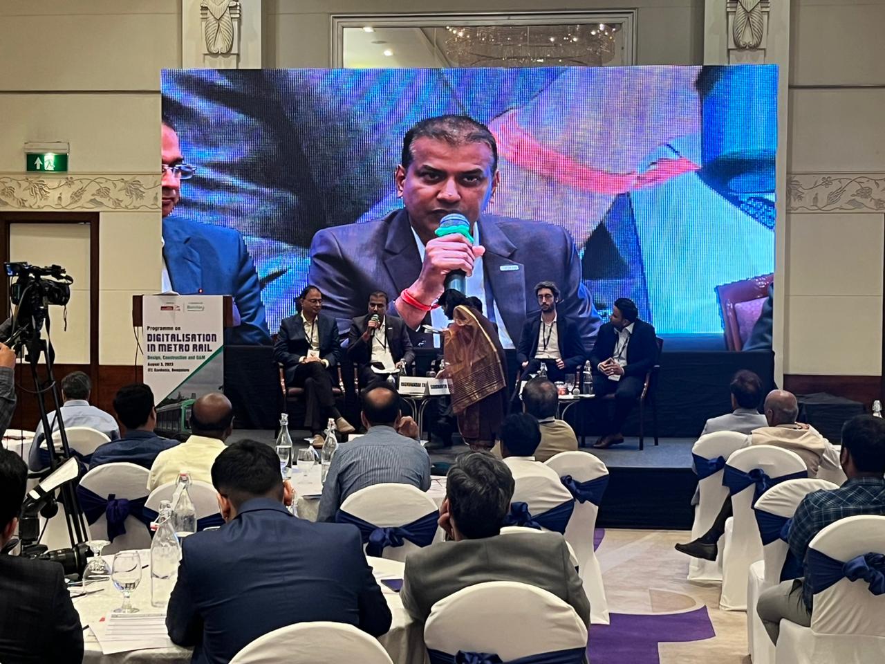 SYSTRA Leadership leads the panel discussion at a leading conference hosted by India Infrastructure, Bengaluru.
