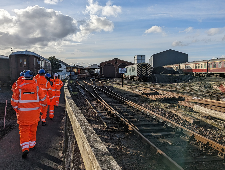 SYSTRA track engineers support Falkirk heritage railway through PWI challenge