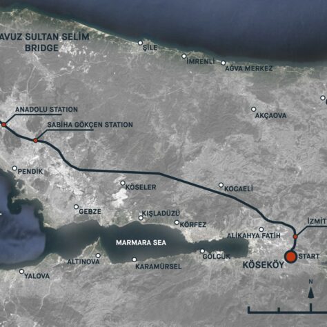 Adapazarı – İstanbul Northern Pass HSR – İstanbul, Adapazarı