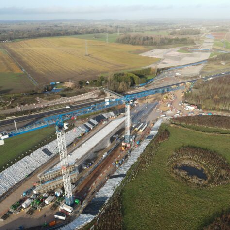 HS2 Marston Box Bridge Slide