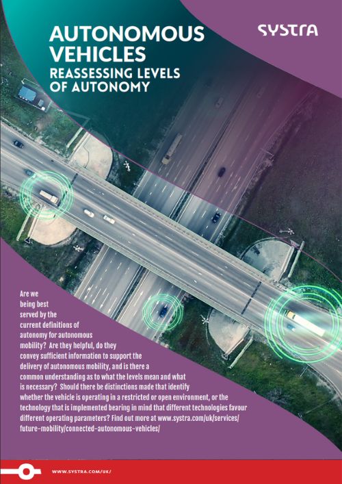 Autonomous vehicles - reassessing levels of autonomy front cover