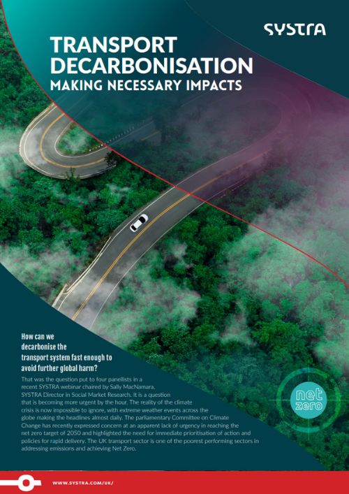 Transport decarbonisation - making necessary impacts article cover