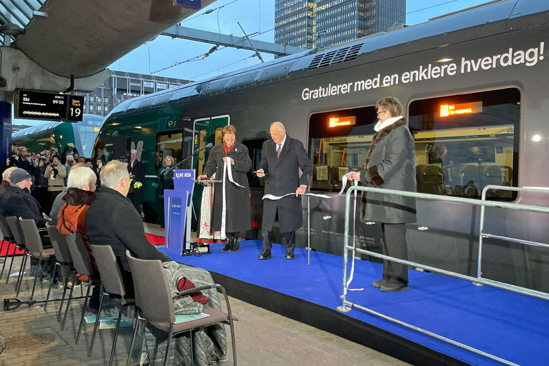 Inauguration d’une ligne à grande vitesse en Norvège
