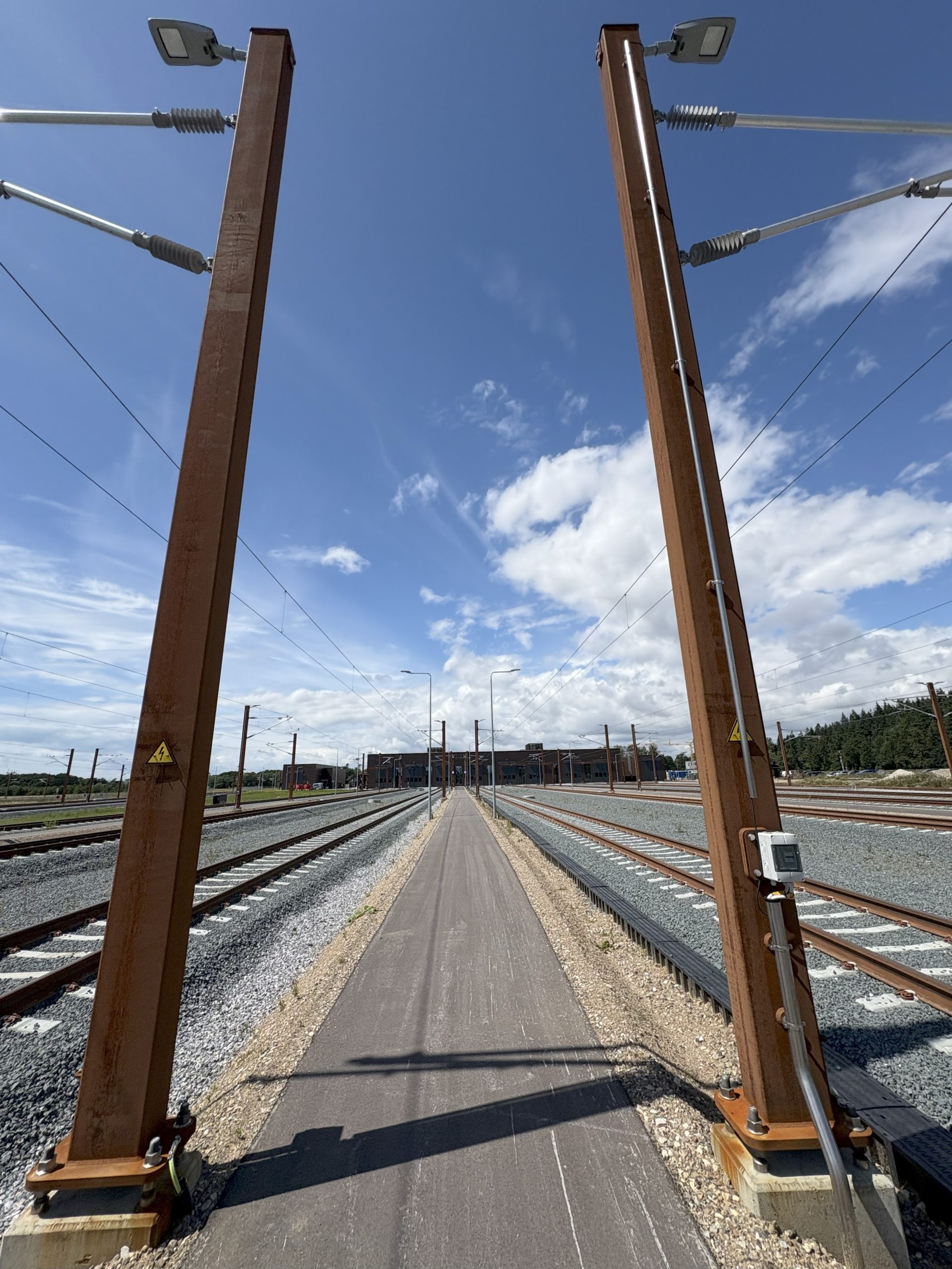 Un technicentre pour les trains du réseau suburbain de Copenhague